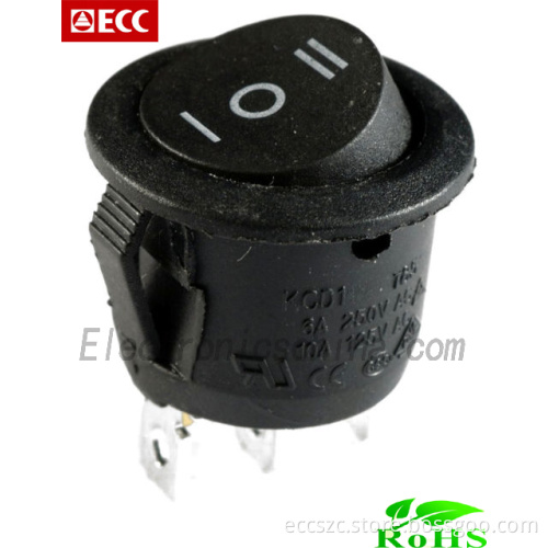 for Household Appliances Round Rocker Switch